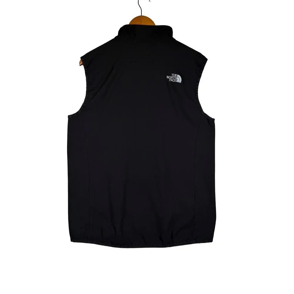 The North Face TNF Apex Men's Black Hiking Softshell Gilet Vest Jacket size M